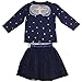 Jastore® Girls Blue Cartoon Clothing Sets Long Sleeve Top+Tutu Skirt Kids Clothes