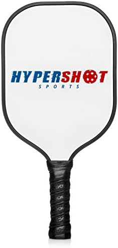 HyperShot Sports Graphite Pickleball Paddle | Lightweight Composite Polymer Honeycomb Core | Neoprene Cover and Cushion Grip | For Men and Women | Indoor or Outdoor Use | Meets USAPA Specifications