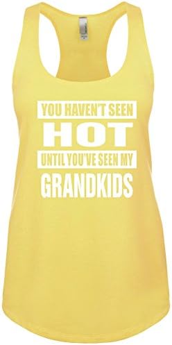 Signature Depot Junior's Funny Tank Top Size 2X (HAVENT Seen Hot/Seen My Grandkids) Ladies Tee