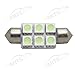 Partsam Interior LED Package Kit + License Plate Lights Replacement for Hyundai Veloster 2012+ Ice Blue, Pack of 8