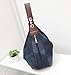 Women's Handbag Denim Purse Hobo Tote Top Handle Jean Shoulder Crossbody Bags,Blue