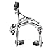 Tektro R539 Dual Pivot Front Brake Caliper - 47-57mm, Recessed Nut, Silver