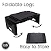 Foldable Lap Desk with Storage Pocket | Perfect use for Laptops, Travel, Breakfast in Bed, Gaming and Much More! Great for Kids and Teens!thumb 2