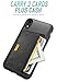 Smartish iPhone XR Wallet Case - Wallet Slayer Vol. 2 [Slim Protective Kickstand] Credit Card Holder for Apple iPhone 10R (Silk) - Black Tie Affair