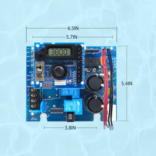 GLX-PCB-RITE Main Circuit Board & GLX-PCB-DSP Display Board，Fits The Hayward/Goldline Aqua Rite Saltwater Chlorinator，for Pool Chlorinators Replacement，Hayward aquarite Circuit Board