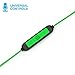 JLab Fit 2.0 Bluetooth Enabled Wireless Sports Earbuds, Bluetooth 4.1, 10mm Titanium Drivers, 6 Hour Battery Life, IP55 Sweatproof, Flexible Memory Wire, Green