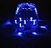 SAMYO Set of 36 Waterproof Wedding Submersible Battery LED Tea Lights Underwater Sub Lights- Wedding Centerpieces Party Decorate (Blue)