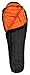 Hyke & Byke Eolus 15 F Hiking & Backpacking Sleeping Bag - 3 Season, 800FP Goose Down Sleeping Bag - Ultralight - Black/Clementine - 87in - Long