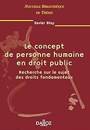 Le  concept de personne humaine en droit public