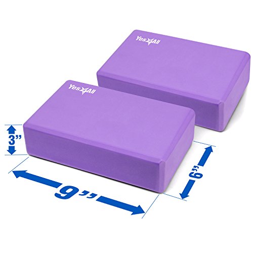 image for Yes4All Yoga Brick / Yoga Block 9x6x3 for Exercise, Pilates, Workout, 