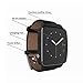 Bluetooth Smart Watch OUMAX S6 Edge for Android Smart Phones (Full Function Support for Android 4.3 to Android 6.0) - IPS Display/Black/Curved Screen/Replacement Premium Leather Strap