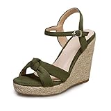 ZBYY Women's Platform Sandals Summer Wedge Ankle