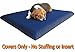 Dogbed4less Do It Yourself DIY Pet Bed Pillow Duvet Denim Cover with Waterproof Internal case for Dog or Cat, Large 48