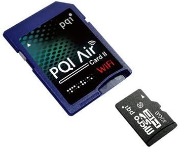PQI Air Card, Wi-Fi, Built-In SD Card Adapter