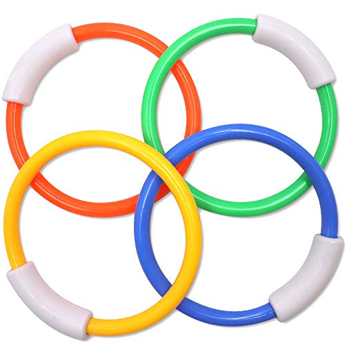 image for POKONBOY 25 Pack Diving Toys Underwater Swimming Pool Toys for Kids, S