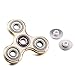FANKUTOYS Triangle Hand Fidget Spinner Fingertip Gyro Anxiety Toy, (Gold)
