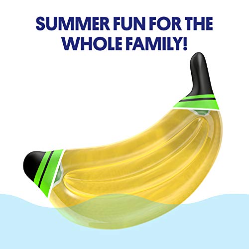 Float World Banana Pool Float Large Inflatable Fruit Tube Floating