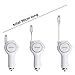 Tangle-free Lighting Retractable Cable Vehicle USB Car Charger for Apple iPhone X iPhone 8 iPhone 7 iPhone 6 Plus iPhone 5 5c 5s iPad Air 2 iPod Touch 6 5 (White)