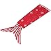 NOPTEG Kid Mermaid Knitted Blanket Living Room Sleeping Bag Christmas gifts for Camping,Sleeping,Reading,Car Trip 57 inch x 16.5 inch (Design 2, Red)