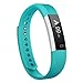 Fitness Tracker, MoreFit Slim Touch Screen Activity Health Tracker Wearable Pedometer Smart Wristband, Silver/Teal