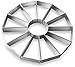 Foose Brand Cookie Cutters 4 Piece Platter Cookie Cutter Set 3 3/8 inTrapezoid, 4 in Teardrop Round, 3 in Clam and 4.5 in Fan Three Bumps, USA Made