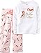 Carters Little Girls' Puppy Micro-Fleece Pajama Set (3T)
