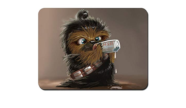 Amazon Com Chewbacca Drink Baby Mouse Pad Gaming Mouse Pad Non Slip Mouse Pad 10 24 X8 27 Office Products
