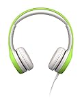 LilGadgets Connect+ Premium Volume Limited Wired Headphones with SharePort for Children - Green