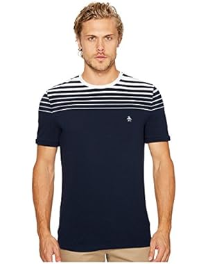 Men's Short Sleeve Gradient Stripe Tee