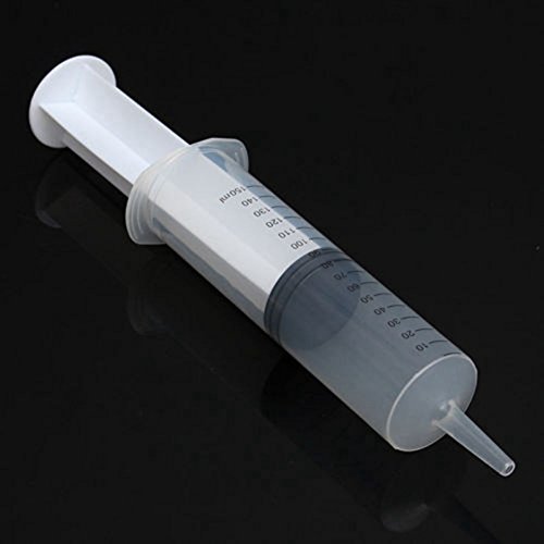 Mrinb Pet Feeder Cat Dog Bird Rat Rabbit Plastic Needleless Reusable Injector Measuring Watering Supplies, 100ml