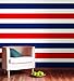Brewster Wall Pops WPS99058 Peel & Stick Red Hot Stripe