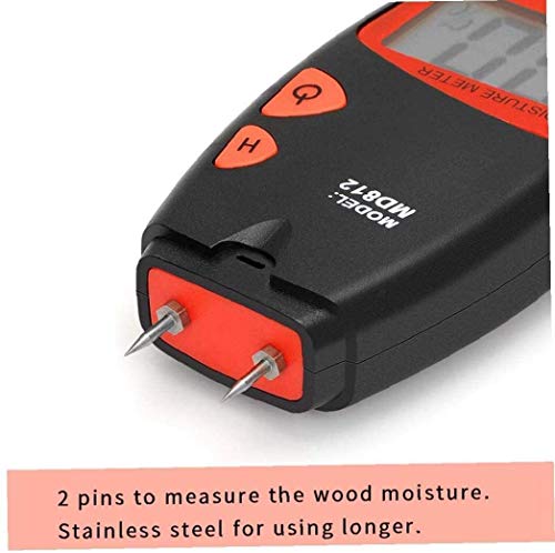 XINGDONG Holzfeuchtigkeitszähler Luftfeuchtigkeit Prüfdetektor Feuchtigkeitsprüfdetektor mit LCD-Display für Wände… – Bild 5