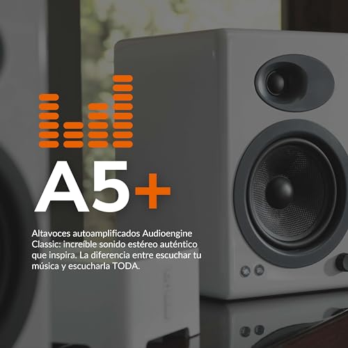 Audioengine A5+ Powered Desktop Speakers 150W Stereo Computer