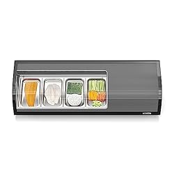 KoolMore KM-SR46-BK Glass Sushi Display Case