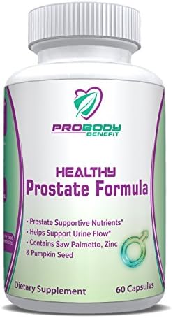 NEW YEAR HEALTH KICK! Prostate Health for men w/ Saw Palmetto; Natural Relief for Enlarged Prostate, With Active Pygeum &amp; Selenium to Reduce Frequent Urination 60 Capsules