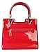 Rimen & Co. Shiny Patent PU Leather Small Satchel Womens Purse Handbag LP-2453 LP-2454 LP-2455 QN-2443