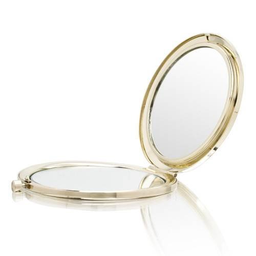 Welforth Hearts Bejeweled Gold Compact Mirror Model No. M-119