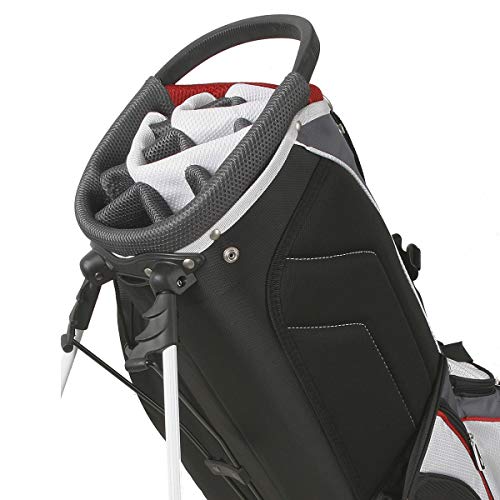 Powerbilt TPS Dunes 14-Way Black/Blue Stand Golf Bag (Black/Blue) (Renewed)