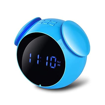 Kopper Rechargeable Bluetooth Speaker Bass Mirror Snooze Function Alarm Clock Support AUX TF Card