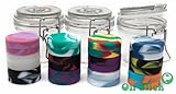 Slick Stacks by Oil Slick. 3 RANDOM COLORS PER PACKAGE. Concentrate Container for BHO and Oil (6 Total)