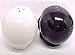 Pacific Giftware 1 X Black & White Ceramic Skull Salt & Pepper Shakers