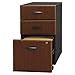 Bush Business Furniture Series A 3 Drawer Mobile File Cabinet, Hansen Cherry/Galaxy