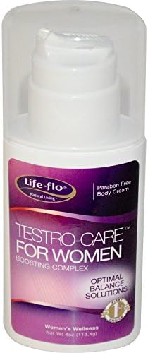 Life-flo Health Care Testro-Care For Women Body Cream 4 Oz