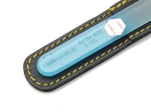 GERmanikure 'ALL YOU NEED IS LESS' original patented genuine crystal mantra file 3mm thick
