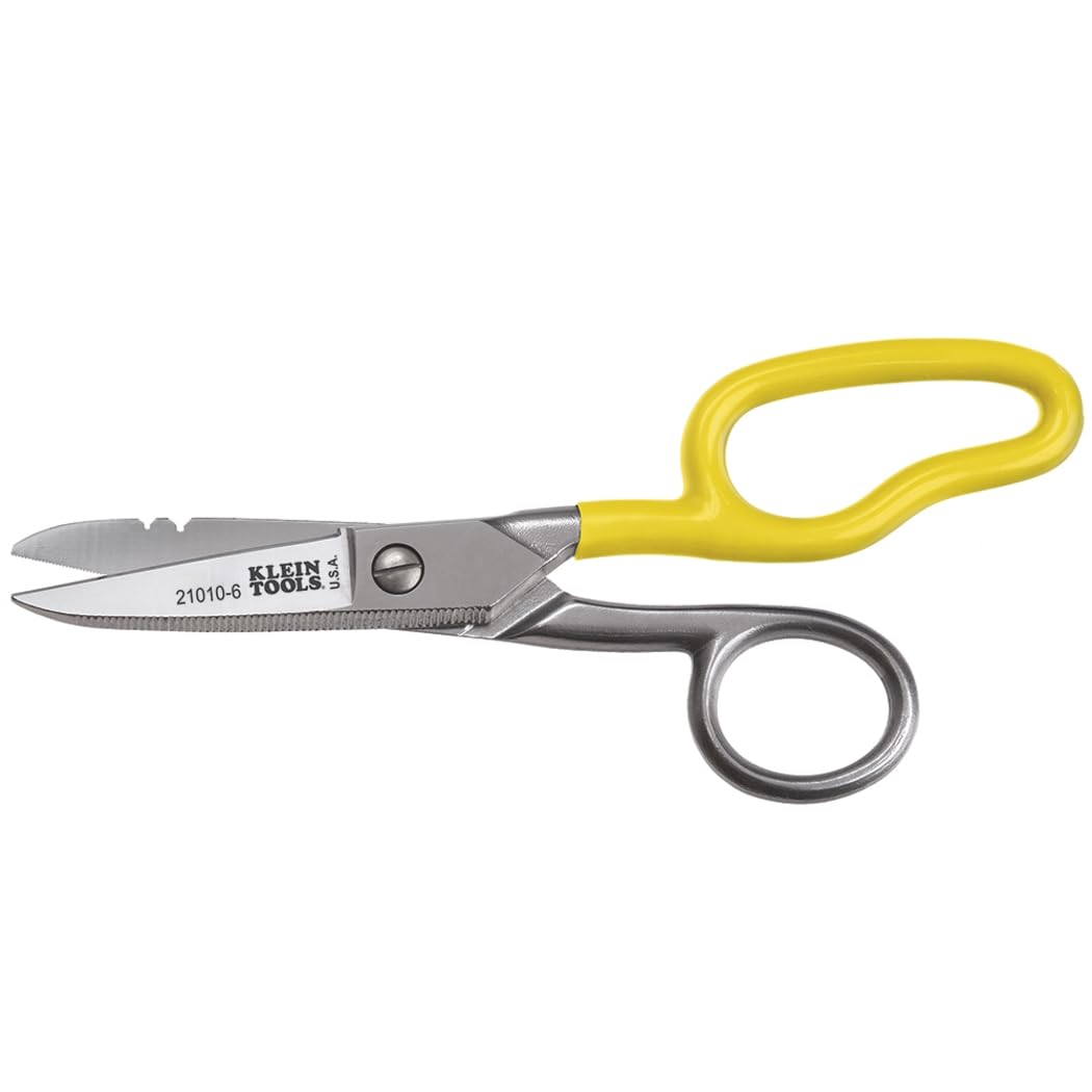 Photo 1 of Klein Tools 21010-6-SEN Free-Fall Snip, Scraper, File, Serrated Blades, Made in USA