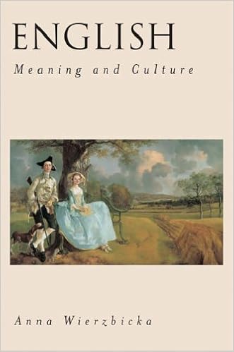 English Meaning And Culture Amazon Co Uk Wierzbicka Anna Books