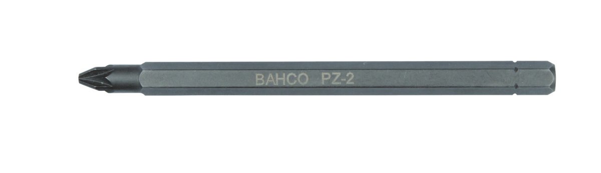 Bahco 8830-2P Hexagonal Blades for Pozidriv Head Screws, Grey, 1/4-Inch, 100 mm Size 3, Set of 2 Piece — image 1