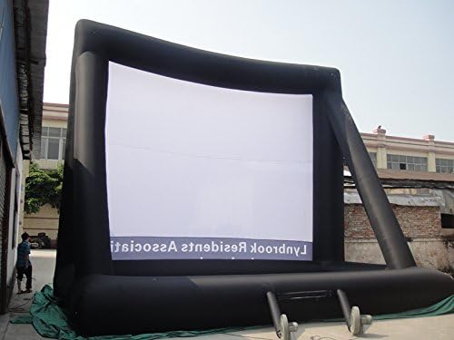welljun 7*4m Giant Inflatable Movie Screen, Outdoor Inflatable Screen With Blower