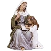Joseph's Studio by Roman, Renaissance Collection, 2.75" H ST Anne Figure, Home Décor, Devout Gift, Prayerful Inspiration (3x2x2)