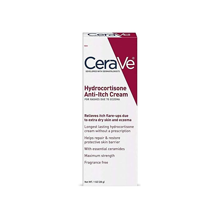 CeraVe Hydrocortisone Anti-Itch Cream - 1 oz, Pack of 3